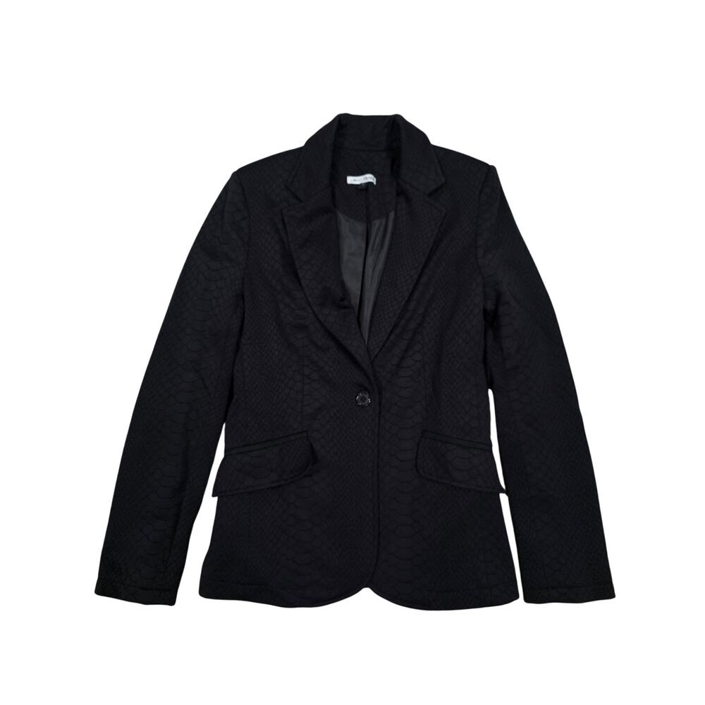 My Tribe Single Breasted Two Button Blazer Black Size Small